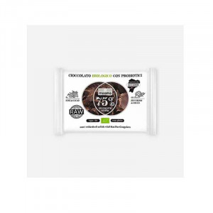 Cioccolato biologicocon probiotici 75%